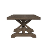 Yellowstone - Dining Table With 2X12" Leaves - Gray