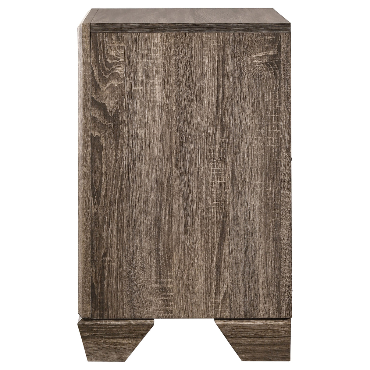 Kauffman 2-Drawer Nightstand in Washed Taupe