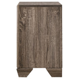 Kauffman 2-Drawer Nightstand in Washed Taupe
