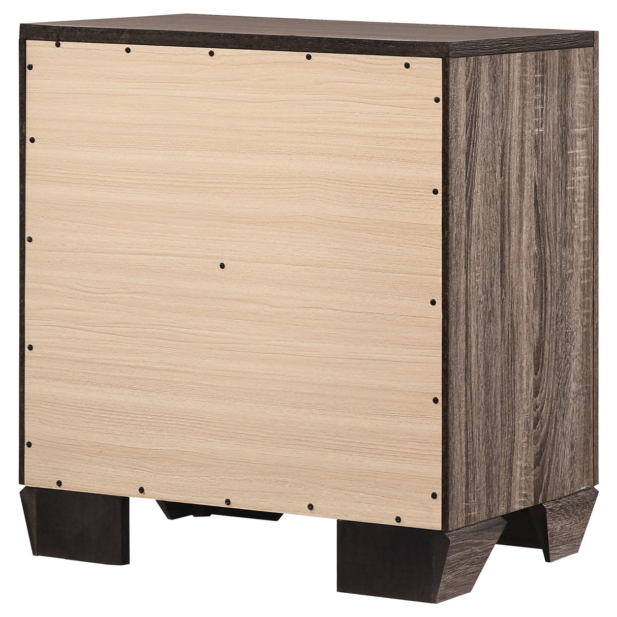 Kauffman 2-Drawer Nightstand in Washed Taupe