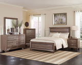 Kauffman 2-Drawer Nightstand in Washed Taupe