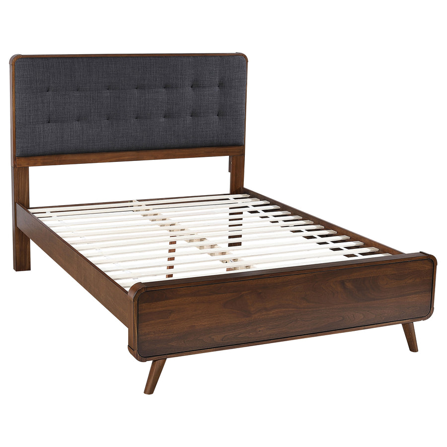 Robyn 5-Piece Queen Bedroom Set, Dark Walnut