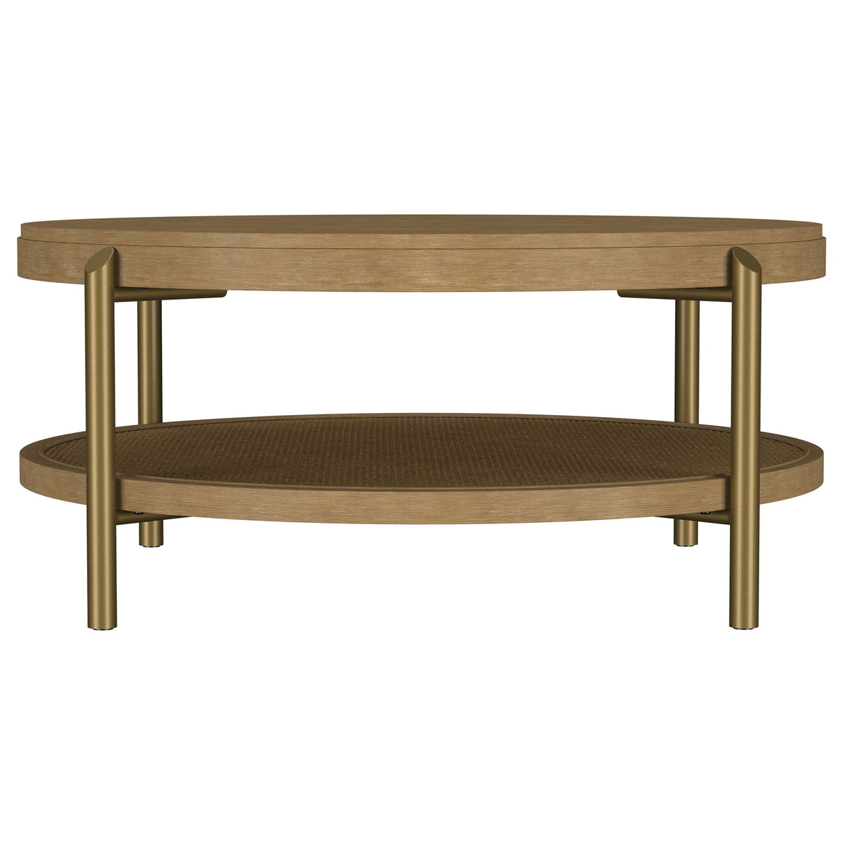 Benson - Round Table With Storage Shelf
