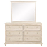 Wedner - 6 Drawer Dresser With Mirror - Oak