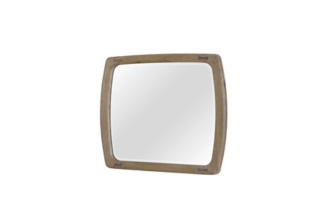 Pagosa - Mirror With Bowties - English Knotty Oak