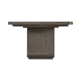 Hollywood Park - Rectangular Dining Table With Leaf - Dark Gray