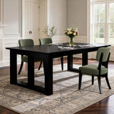 Contemporary Armless Dining Chairs (Set of 2)
