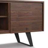 Lowry - TV Media Stand - Distressed Charcoal Brown