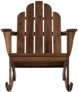 Linon Adirondack Brown Wooden Outdoor Chair