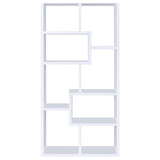 8 Shelf Geometric Bookcase