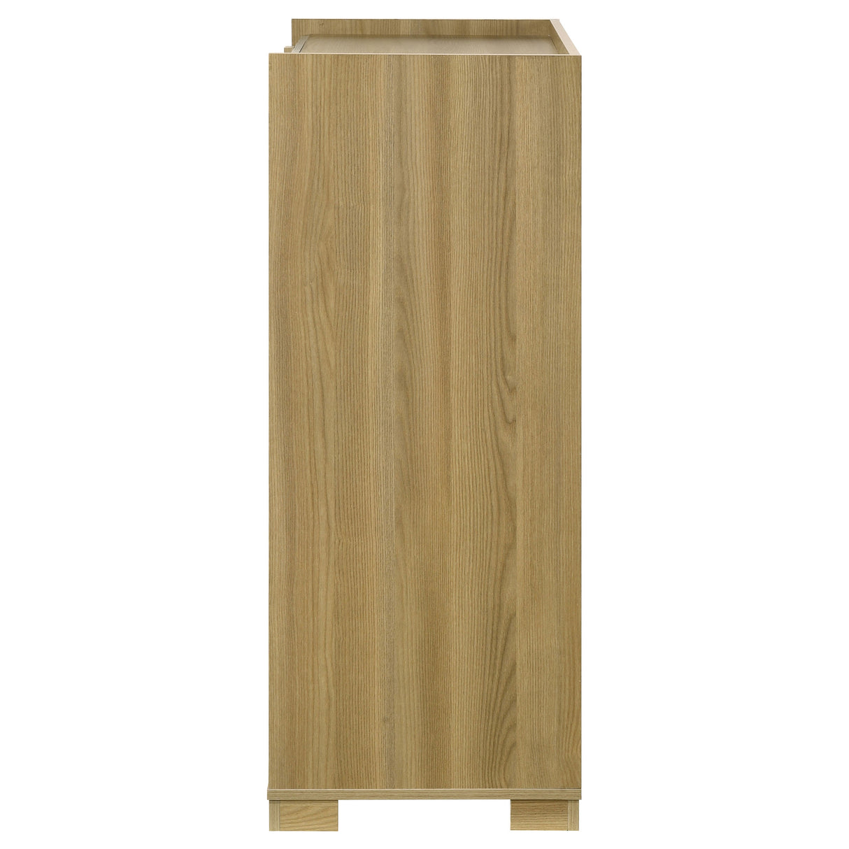Hyland 4-Drawer Chest - Natural Wood & White