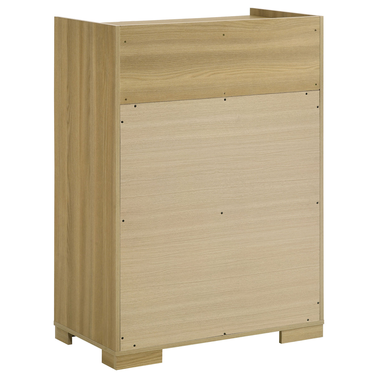 Hyland 4-Drawer Chest - Natural Wood & White