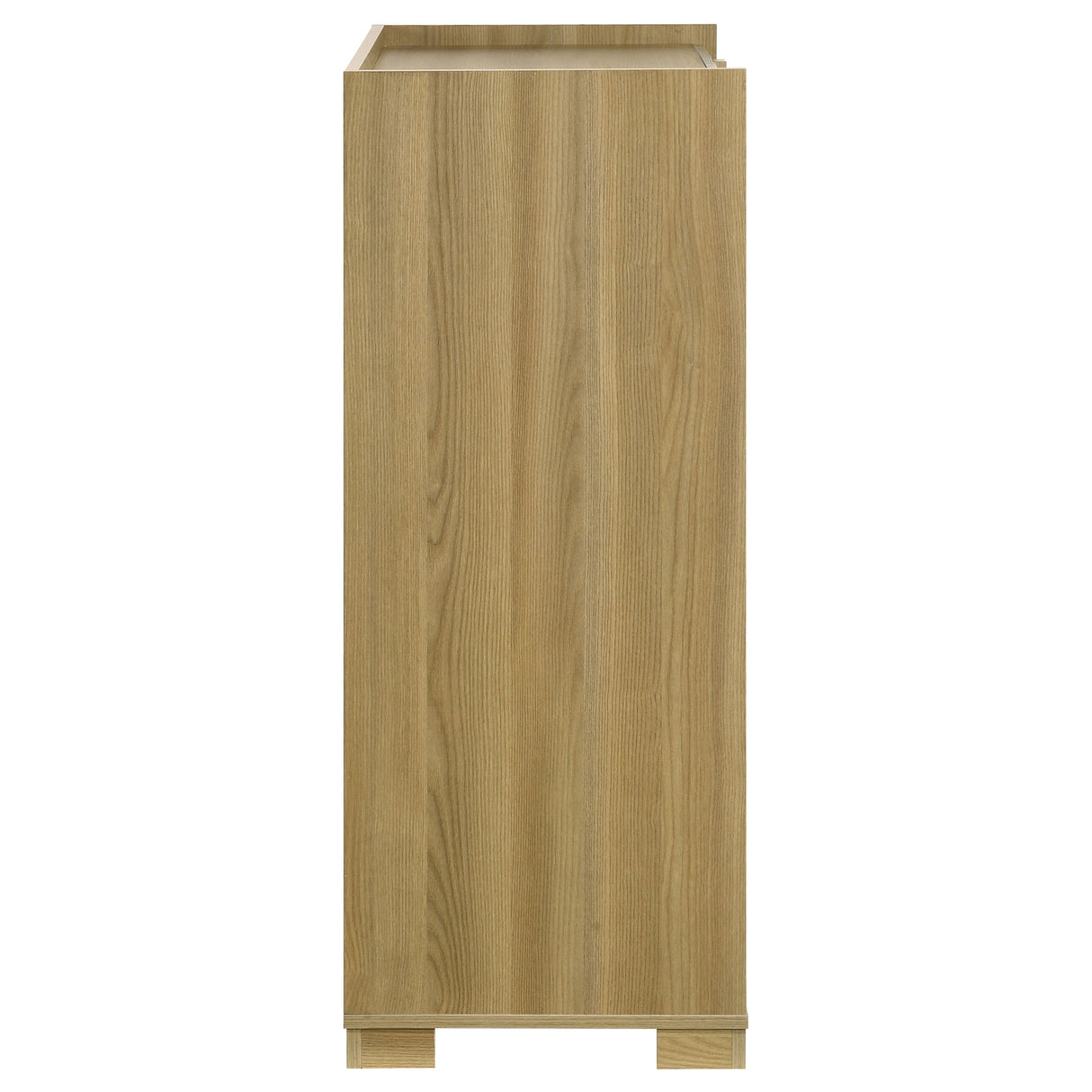 Hyland 4-Drawer Chest - Natural Wood & White