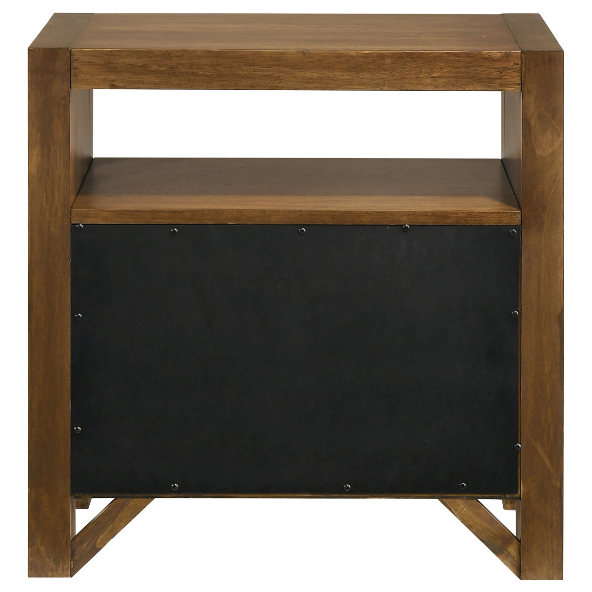 Adderley 2-Drawer Nightstand, Warm Brown