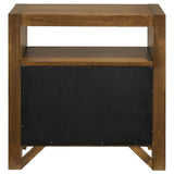 Adderley 2-Drawer Nightstand, Warm Brown
