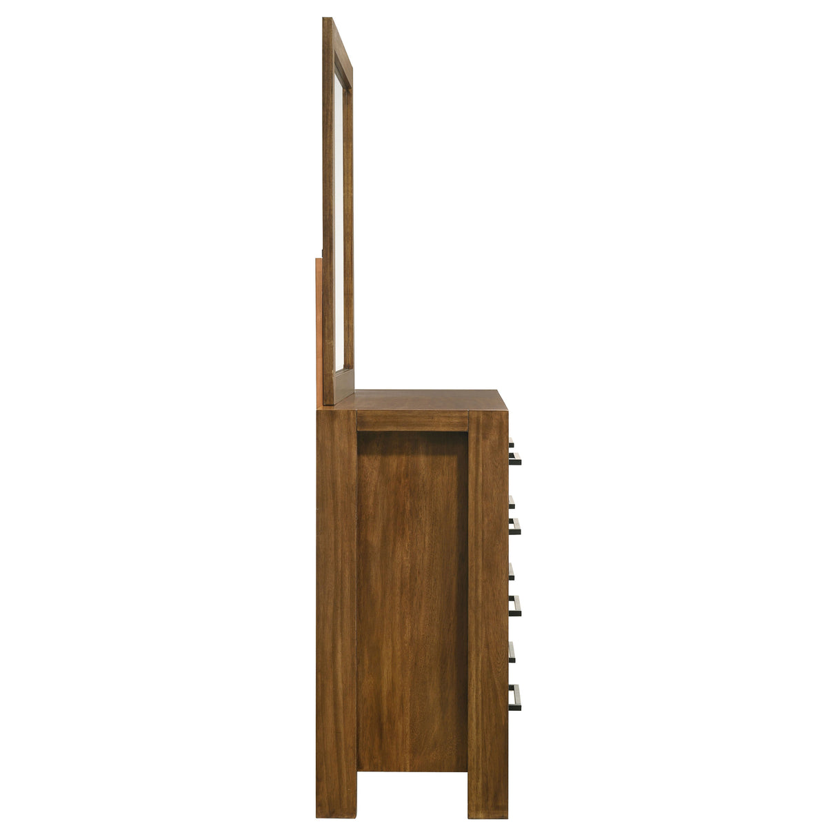 Adderley 8-Drawer Bedroom Dresser with Mirror - Warm Brown