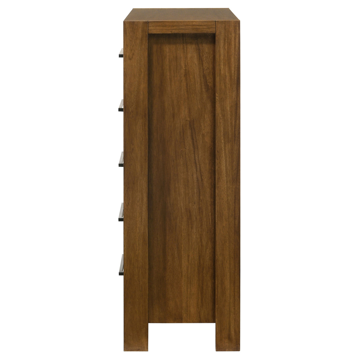 Adderley 5-Drawer Chest of Drawers - Warm Brown