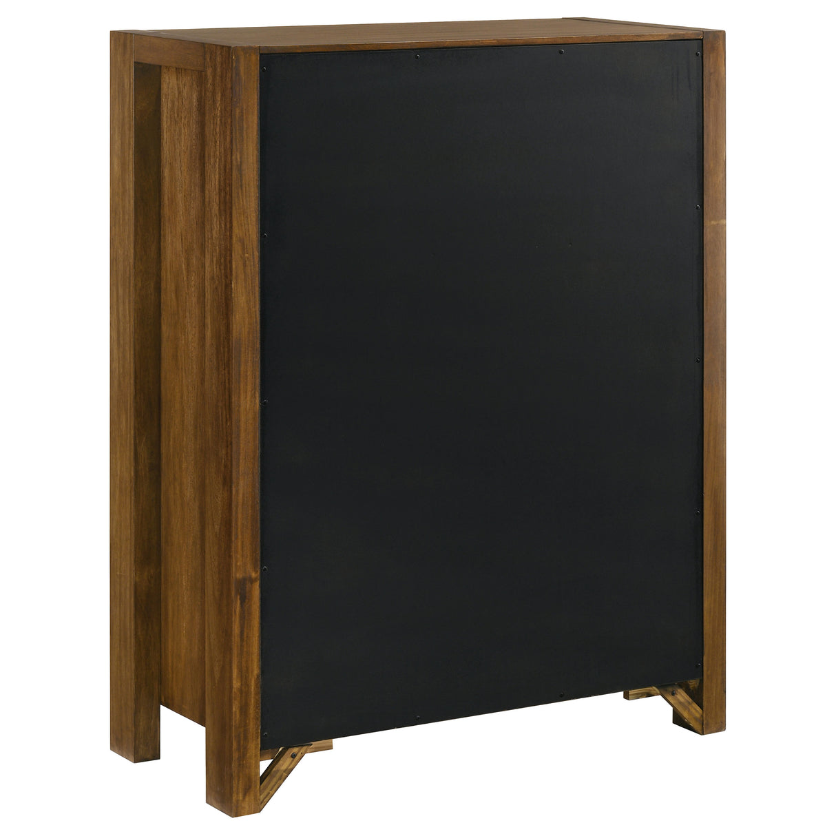 Adderley 5-Drawer Chest of Drawers - Warm Brown