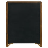 Adderley 5-Drawer Chest of Drawers - Warm Brown