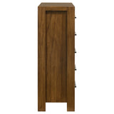 Adderley 5-Drawer Chest of Drawers - Warm Brown