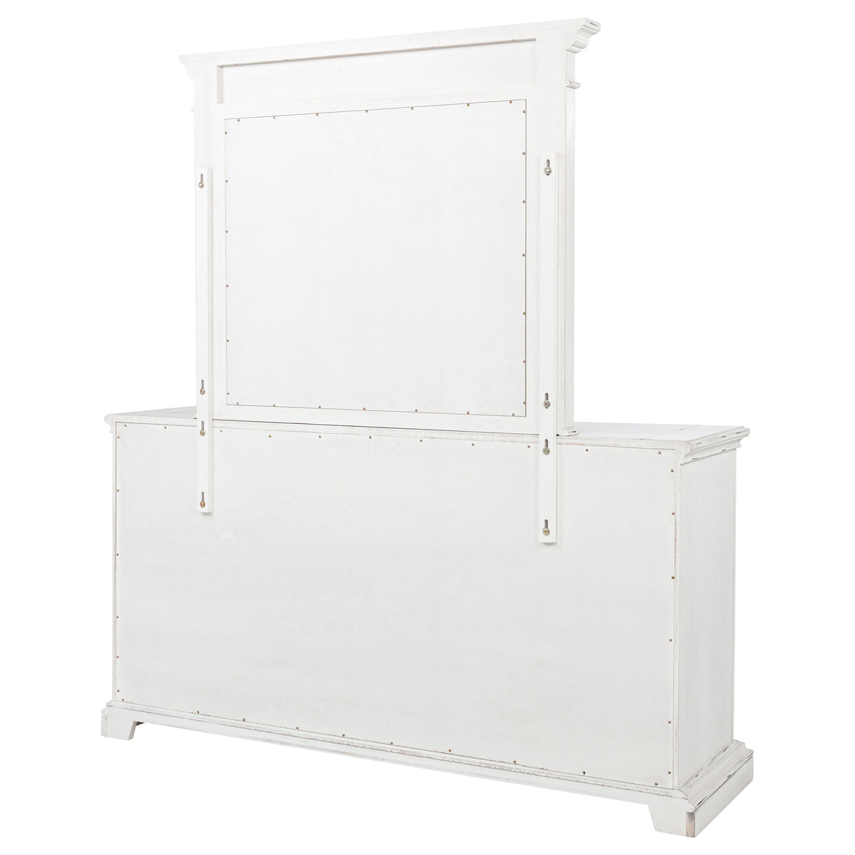 McKinney 6-Drawer Dresser with Mirror - Vintage White