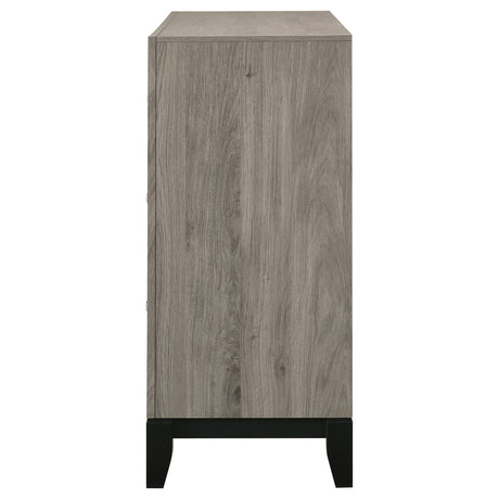 Watson 6-Drawer Bedroom Dresser Cabinet in Light Taupe