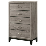 Watson 5-Drawer Chest of Drawers - Light Taupe