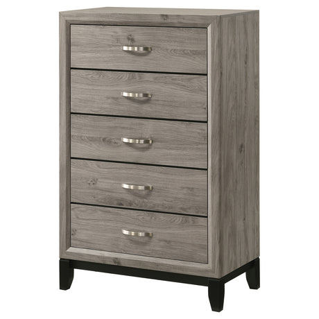 Watson 5-Drawer Chest of Drawers - Light Taupe