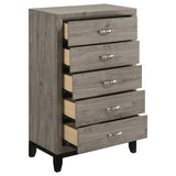 Watson 5-Drawer Chest of Drawers - Light Taupe