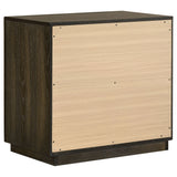 Atlas 2-Drawer Nightstand, Dark Oak