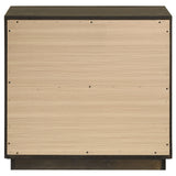 Atlas 2-Drawer Nightstand in Dark Oak
