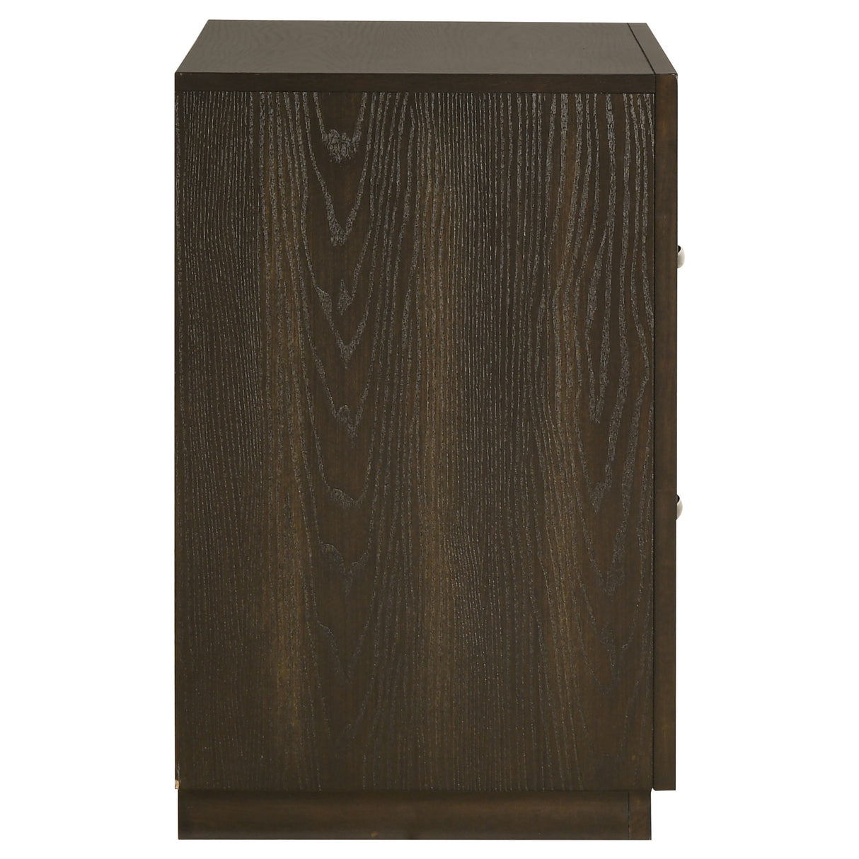 Atlas 2-Drawer Nightstand in Dark Oak