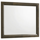 Atlas Bedroom Dresser Mirror in Dark Oak