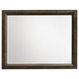 Atlas Bedroom Dresser Mirror in Dark Oak