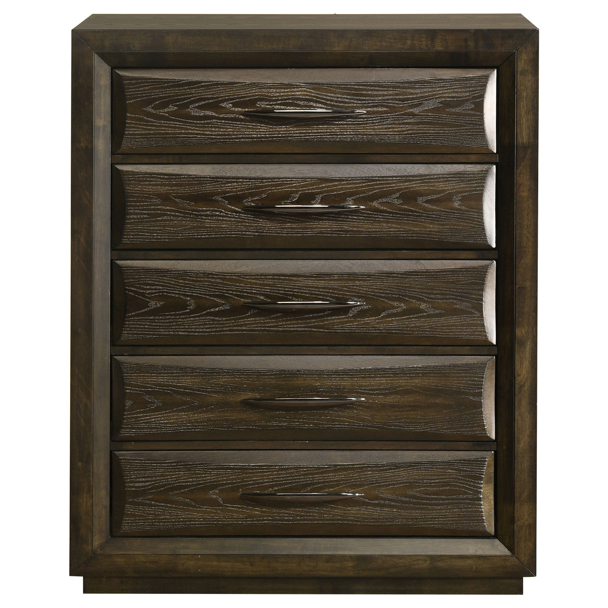 Atlas 5-Drawer Chest of Drawers, Dark Oak