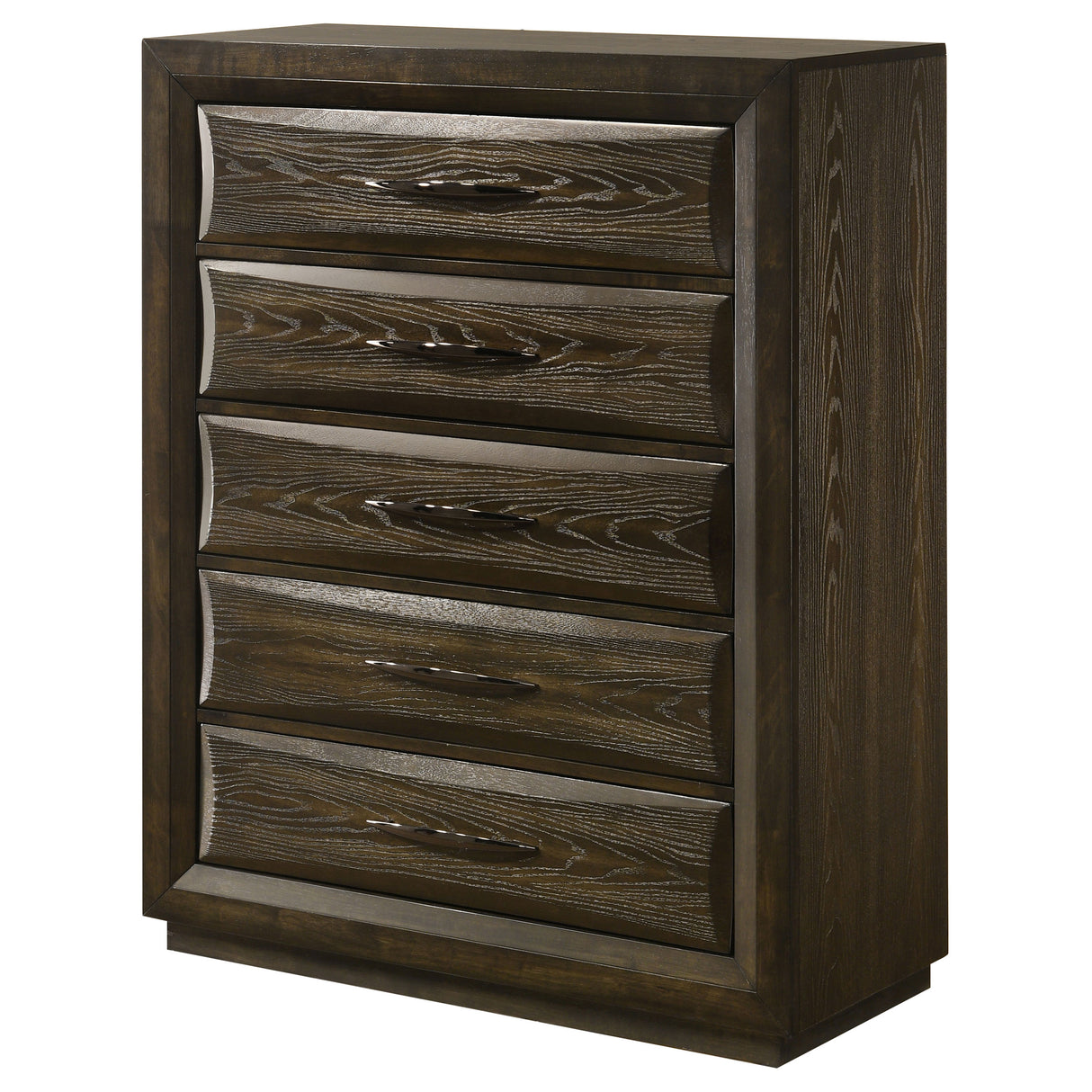 Atlas 5-Drawer Chest of Drawers, Dark Oak