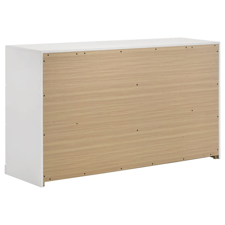 Lauryn - 6 Drawer Dresser Cabinet - Gloss White