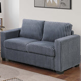 Modern Style 2 Piece Sofa Set With Cup Holders & Charging Port