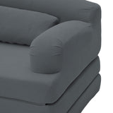 2 Seater Sofa Bed, Compact Foldable Floor Couch