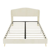 Upholstered Bed, Tufted Headboard, Comfortable Sleep