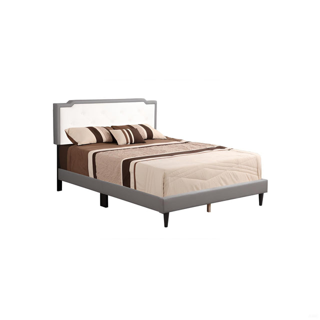 Deb - Bed (All in One Box) - Two Tone - Upholstered Beds - Alpine Outlets