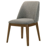 Hutchins - Dining Side Chair (Set of 2) - Gray / Brown