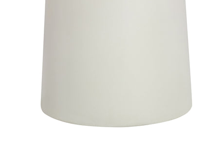 Lithia - Indoor Outdoor Lamp Table - White Concrete Finish