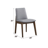 Kaela - Side Chair (Set of 2) - Light Gray - Chair Sets - Alpine Outlets