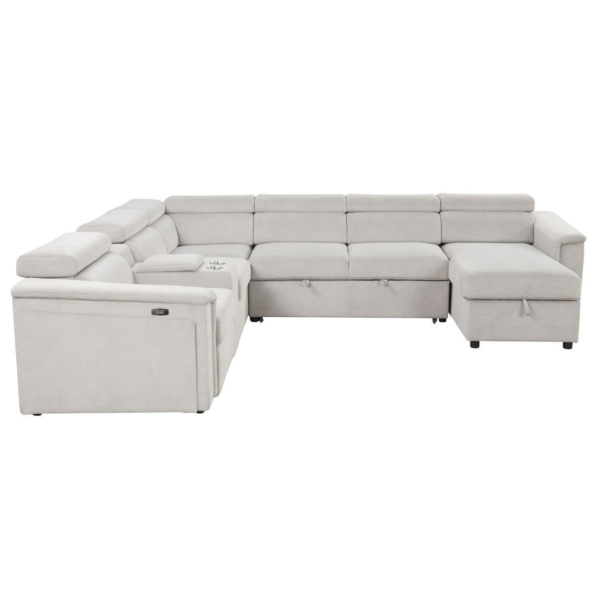 Harvey - Power Recliner Sleeper Sectional