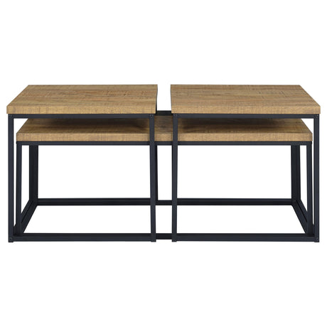 Rosey - 3 Piece Coffee Table Set - Mango Color
