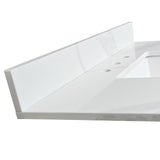 Bathroom Vanity Top With Undermount Sink, 3 Pre Drilled Holes