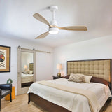 Indoor Ceiling Fan With Dimmable LED Light, 6 Speed Remote ControlLED DC Motor, Reversible Blades