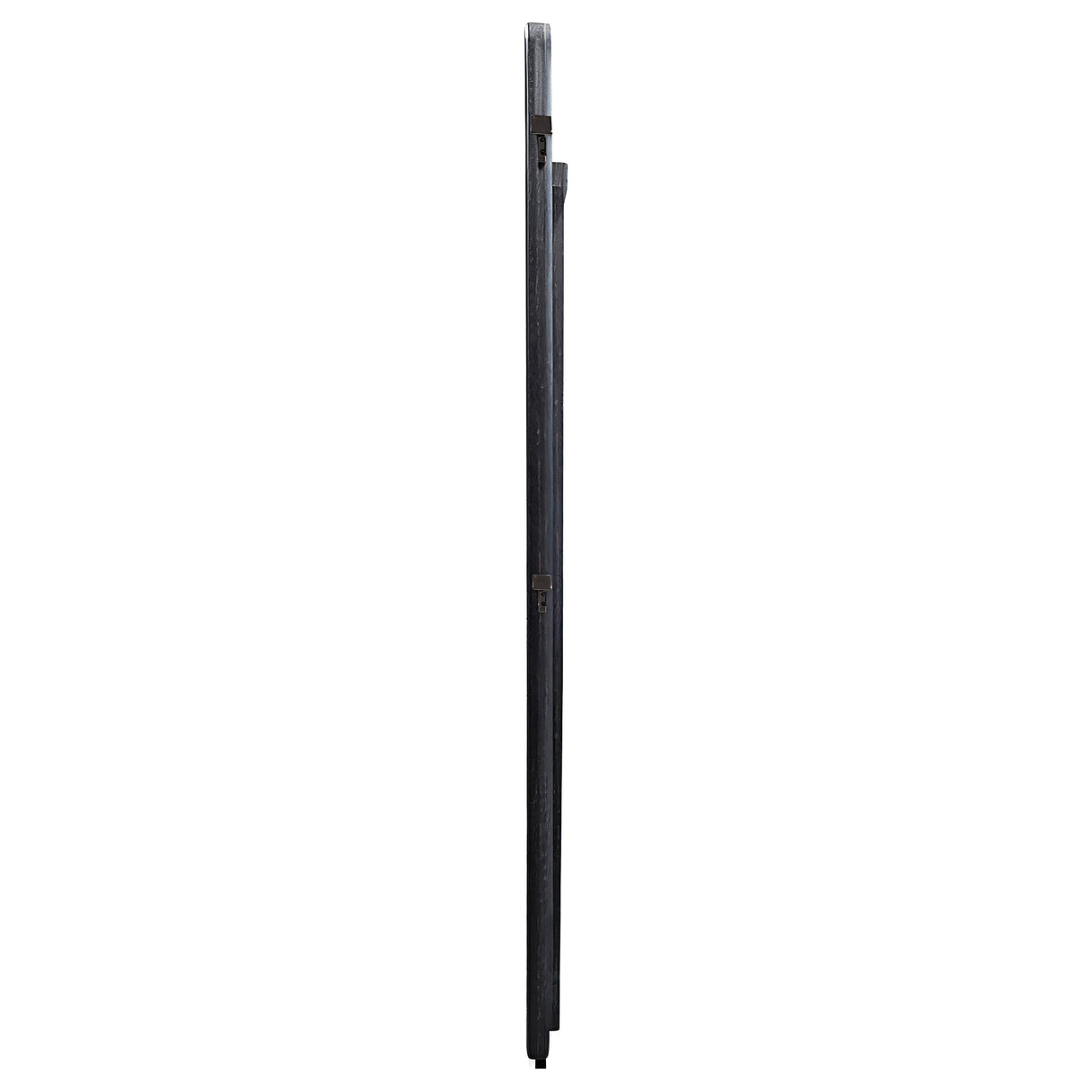 Leandro 76-Inch Full Length Floor Mirror, Burnished Black