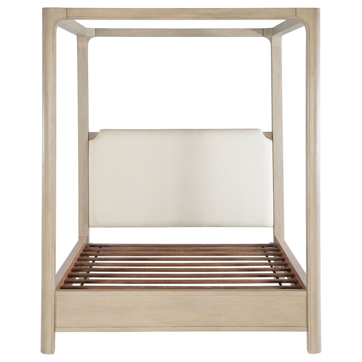 Solano 85-Inch Queen Canopy Bed, Weathered Mango